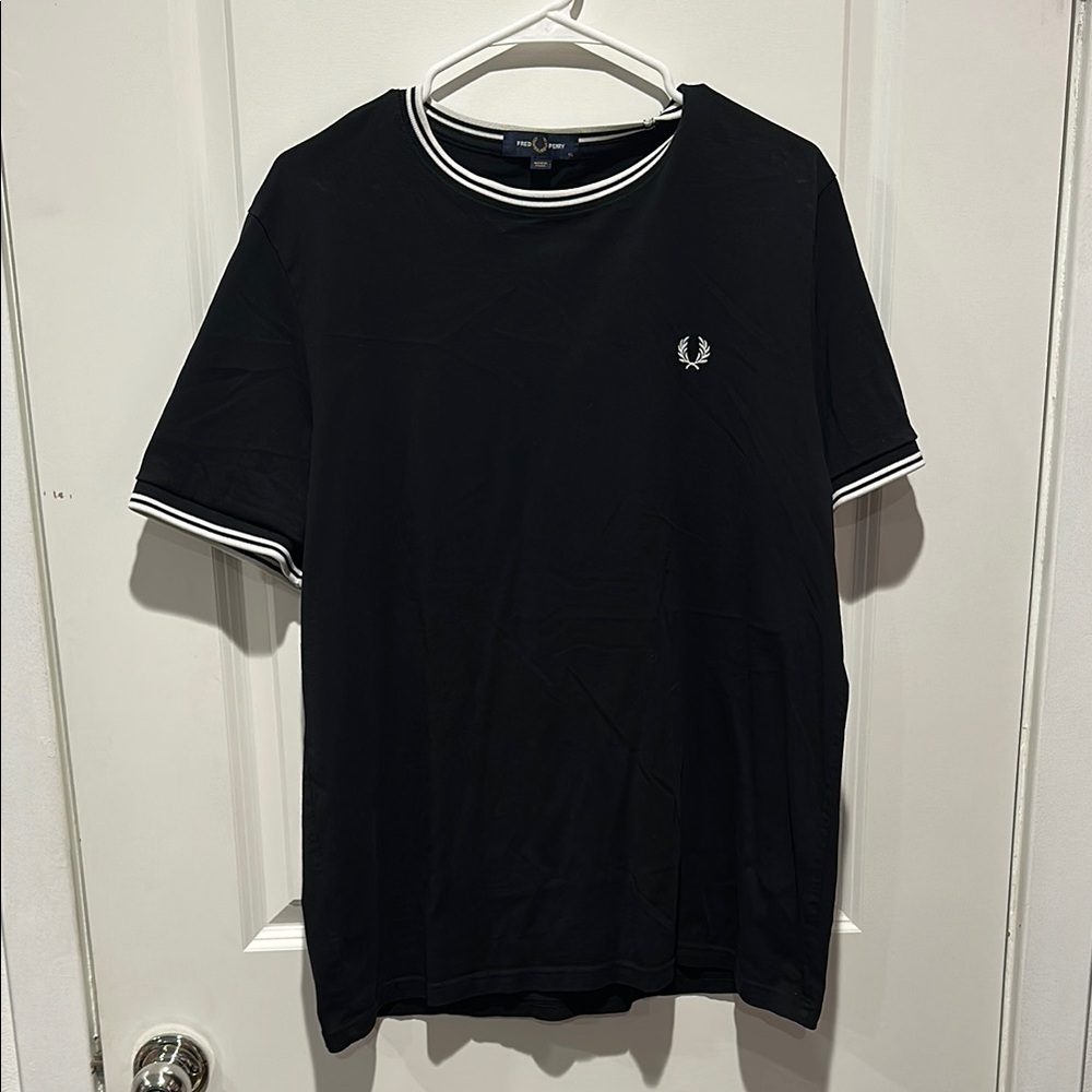 Fred Perry Black Men's Shirt XL preloved